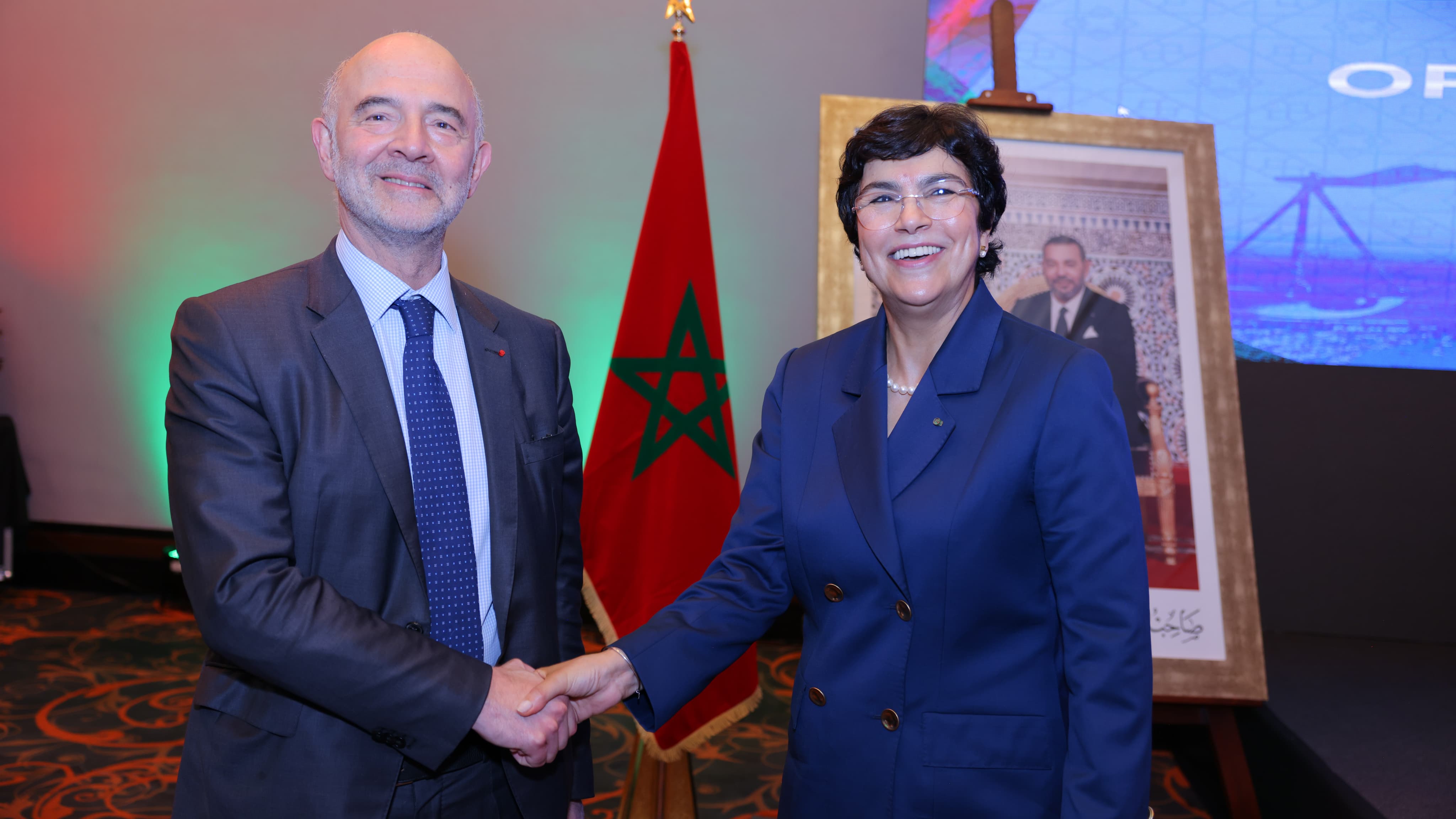 السيدة الرئيس الأول للمجلس الأعلى للحسابات تجري مباحثات مع نظيرها الفرنسي