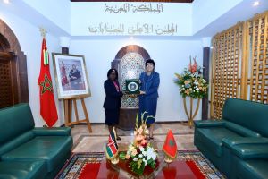 Visit to the Court of Auditors of Mrs Nancy GATHUNGU, Auditor General of the Republic of Kenya