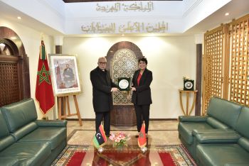 زيارة عمل لهيئة الرقابة الإدارية بدولة ليبيا إلى المجلس الأعلى للحسابات