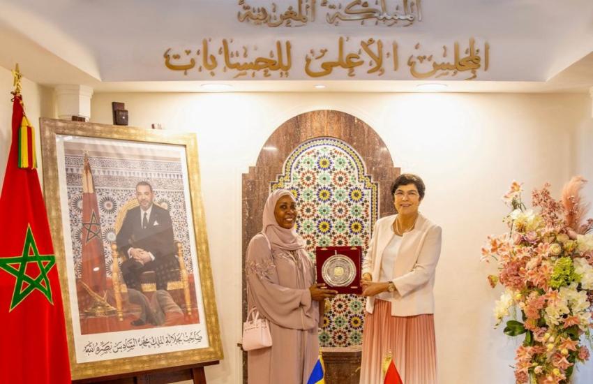 Madame le Premier Président de la Cour des Comptes s’entretient avec son homologue tchadienne